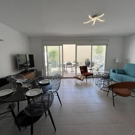 דירה Superbe T2 Avec Wifi, Terrasse 100m², Parking Au Centre D'arcachon - Fr-1-374-207