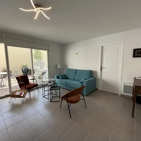 Superbe T2 Avec Wifi, Terrasse 100m², Parking Au Centre D'arcachon - Fr-1-374-207 ארסשון