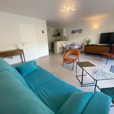 Superbe T2 Avec Wifi, Terrasse 100m², Parking Au Centre D'arcachon - Fr-1-374-207 דירה
